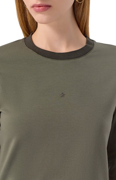 Хлопковый лонгслив LORENA ANTONIAZZI, арт. TS10A/4577, фото 5