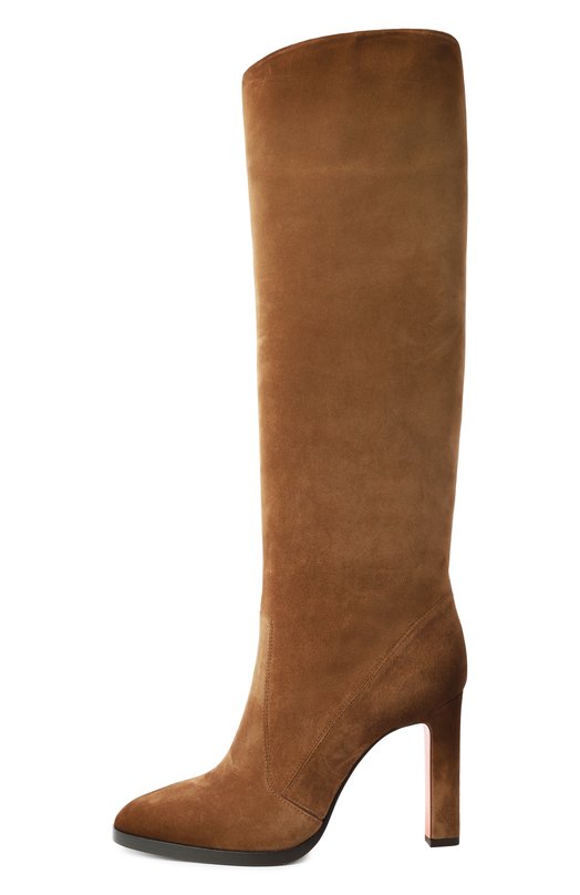 Замшевые сапоги Santoni WSAG71129HI2NAEA Коричневый  WSAG71129HI2NAEA Фото 4