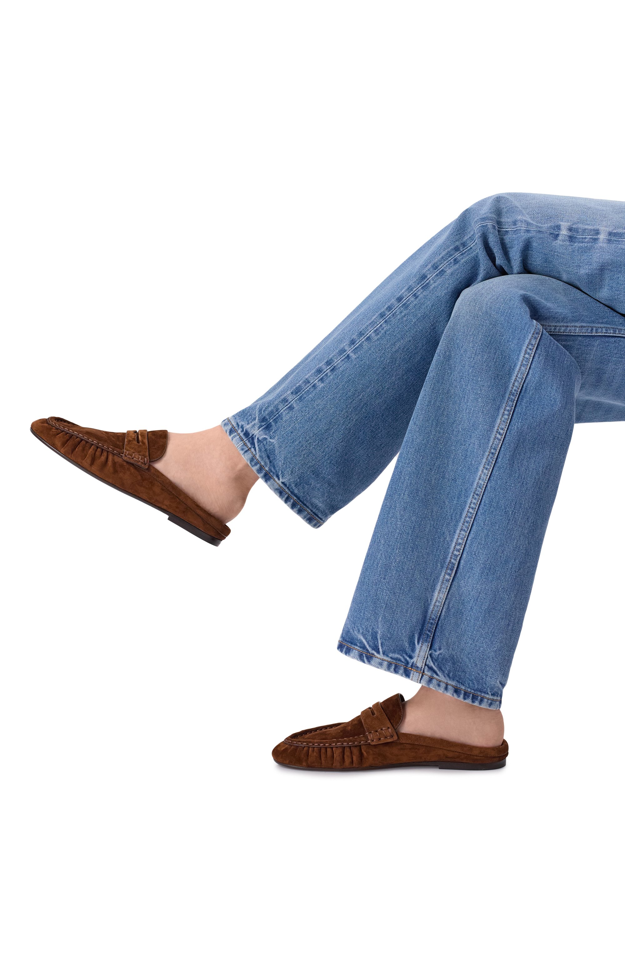 Замшевые сабо SAINT LAURENT, арт. 852392/27DTT, фото 2