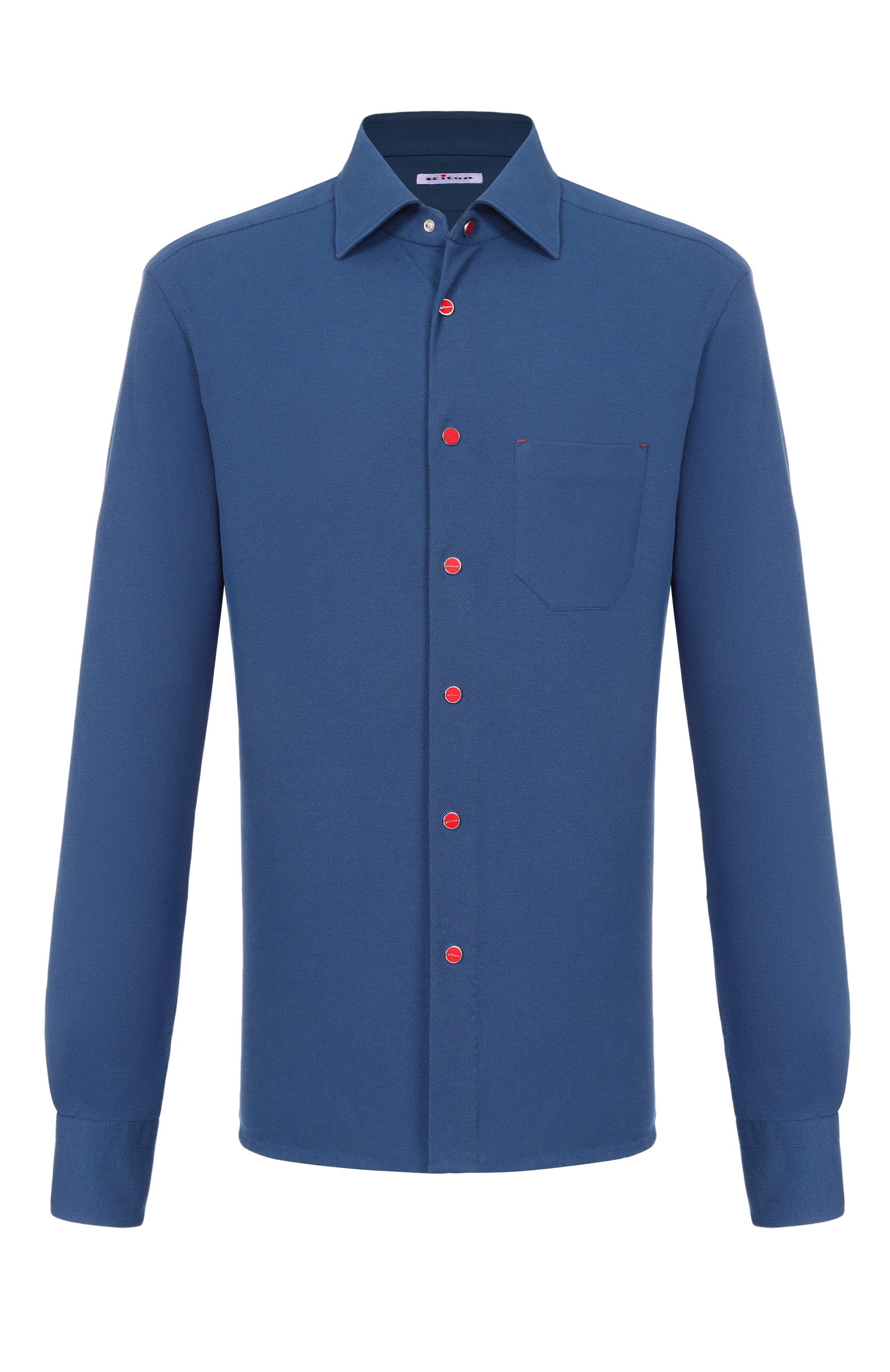 Хлопковая рубашка KITON, арт. UMCNERPH0960110, фото 1