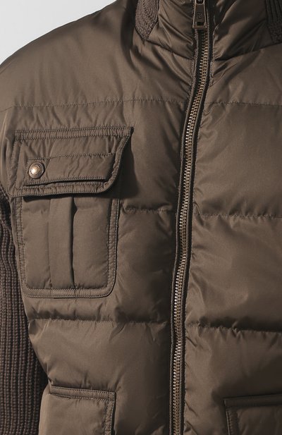 Стеганый бомбер на молнии с воротником-стойкой RALPH LAUREN, арт. 790714512, фото 5