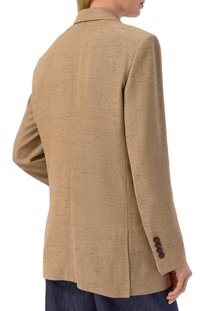 Жакет из вискозы и льна DOLCE & GABBANA, арт. F29YFT/HUMWC, фото 4