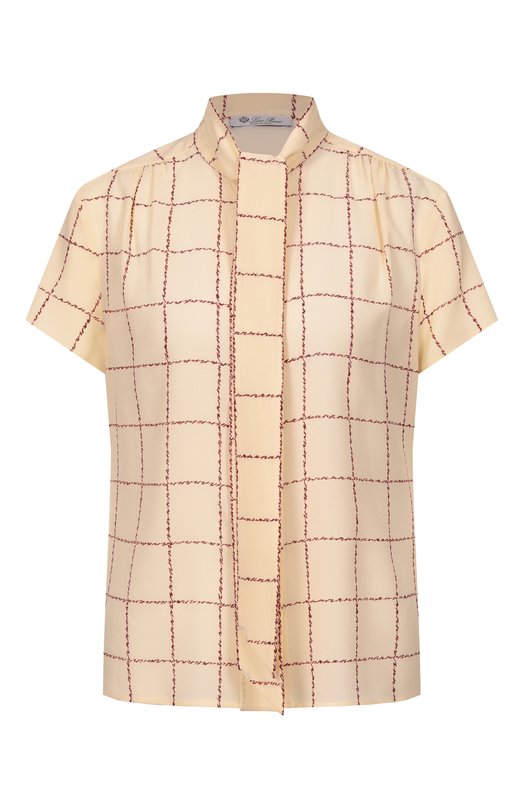 Шелковая блузка Loro Piana FAP2869 Бежевый FAP2869