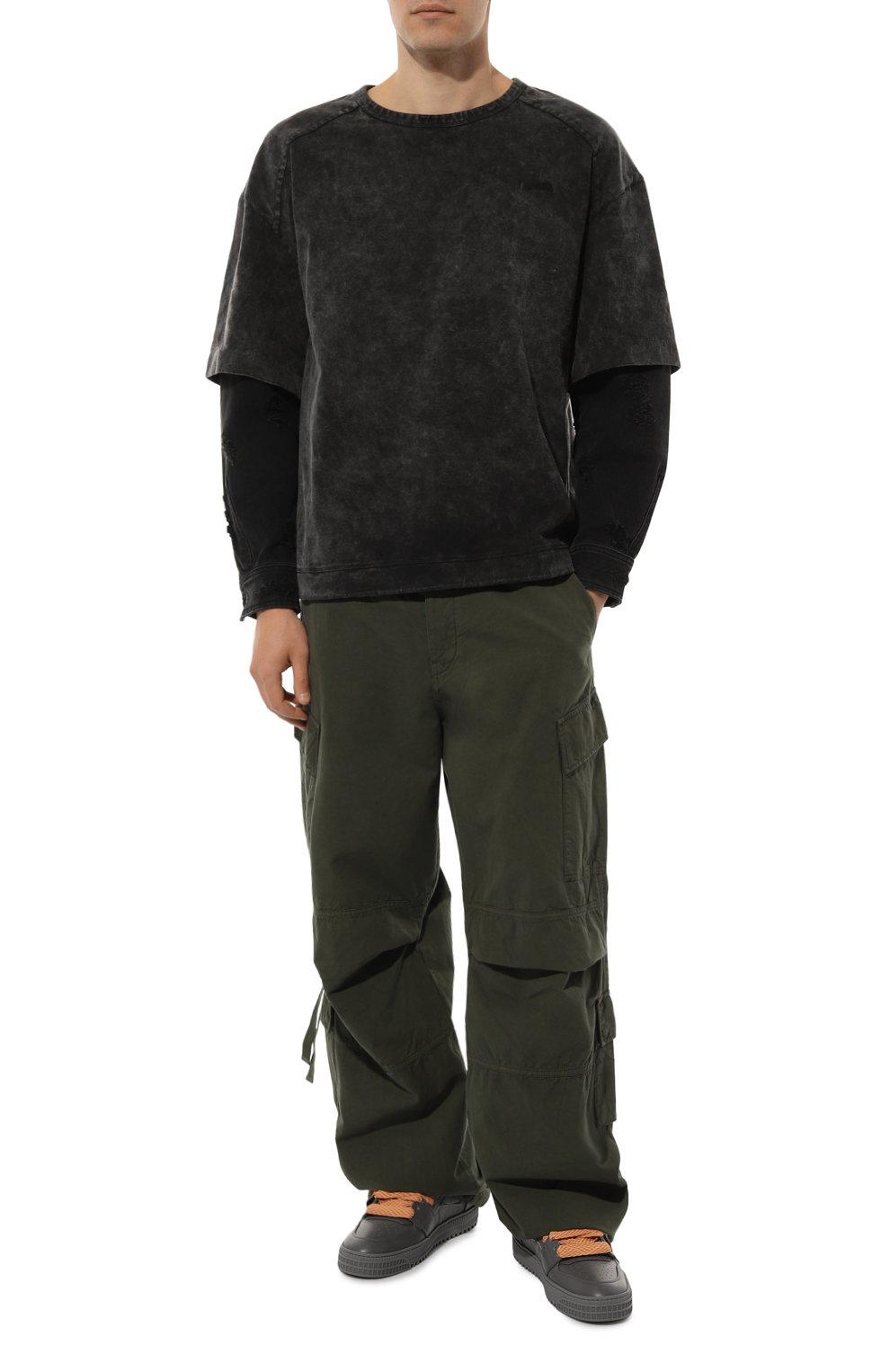 Кожаные кеды off court 3.0 OFF-WHITE, арт. 0MIA065S24LEA004, фото 2