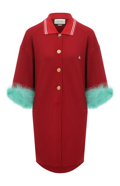 Женское хлопковое поло GUCCI, арт. 580859 XJBHN