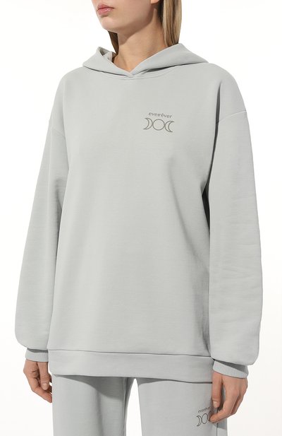 Хлопковое худи EVERREVER, арт. RE-HOO-BLUE-01, фото 3