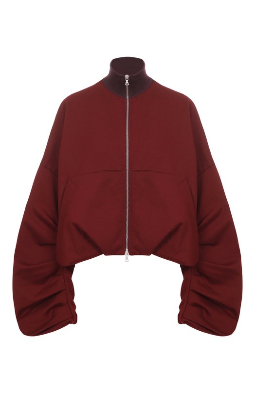 Хлопковая толстовка Dries Van Noten 011129-2611-374 Бордовый 011129-2611-374