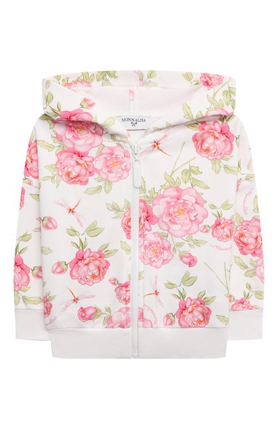 Хлопковая толстовка MONNALISA, арт. 397800, фото 1