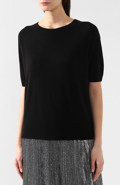 Кашемировый топ DRIES VAN NOTEN черного цвета по цене 44650 руб., арт. 191-11228-7711, фото 3 Кашемировый топ DRIES VAN NOTEN, арт. 191-11228-7711, фото 3
