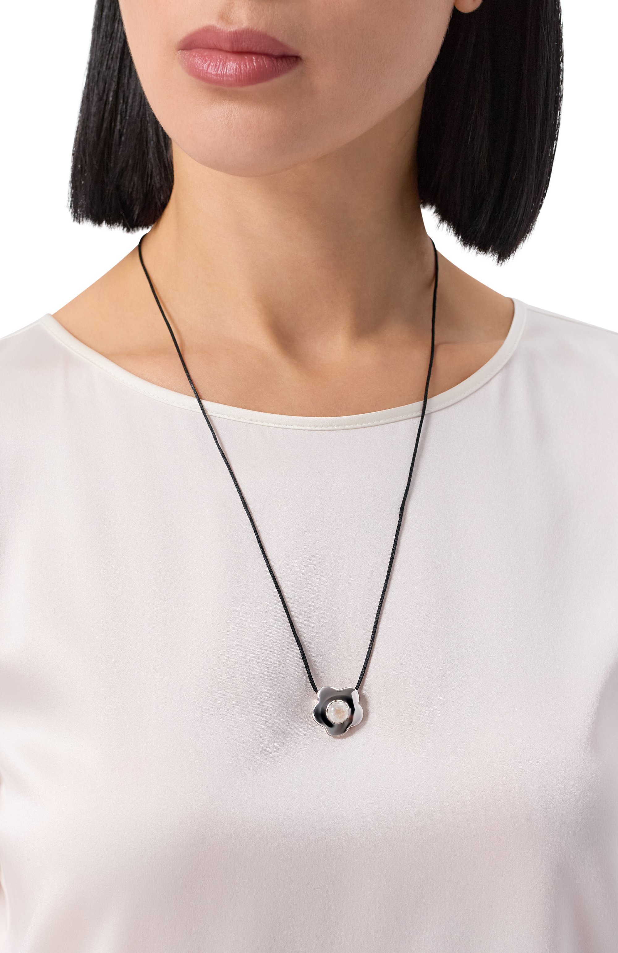 Подвеска big flower с лунным камнем MOONKA, арт. FLW-925SL-NK00-MST, фото 2