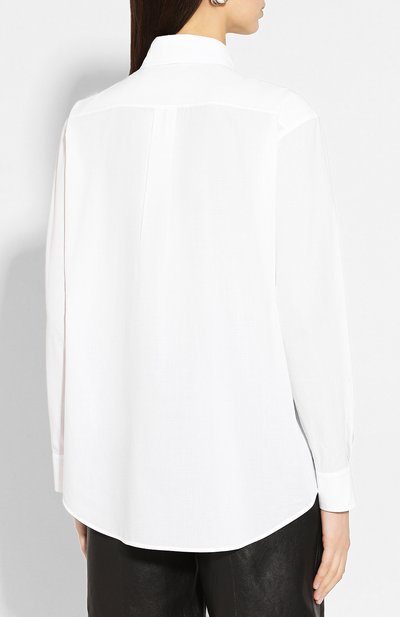 Хлопковая блузка BURBERRY, арт. 8024847, фото 4
