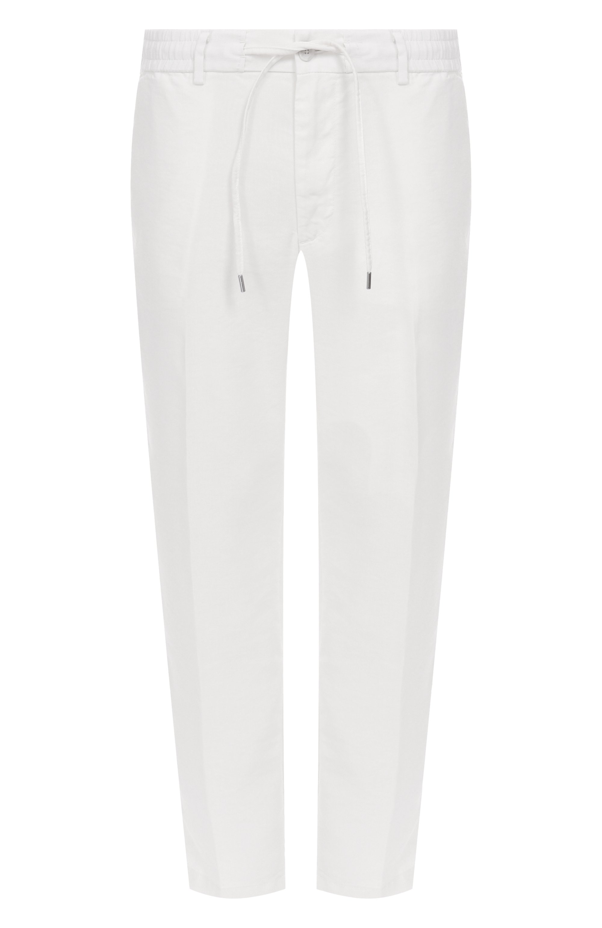 Брюки изо льна и вискозы BOSS, арт. 50540480, фото 1