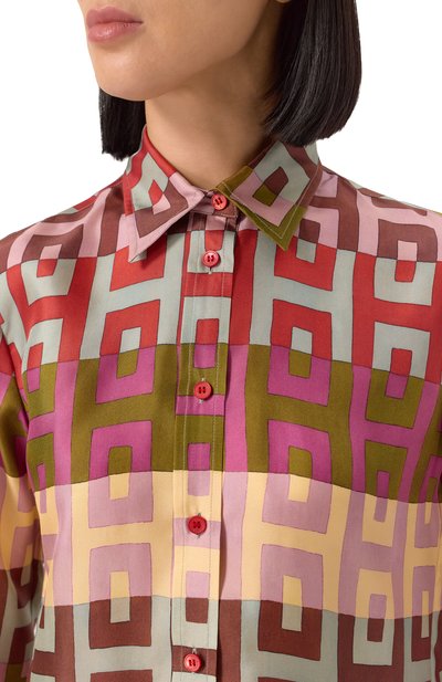 Шелковая блузка LORENA ANTONIAZZI, арт. P2565CA12A/4886, фото 5