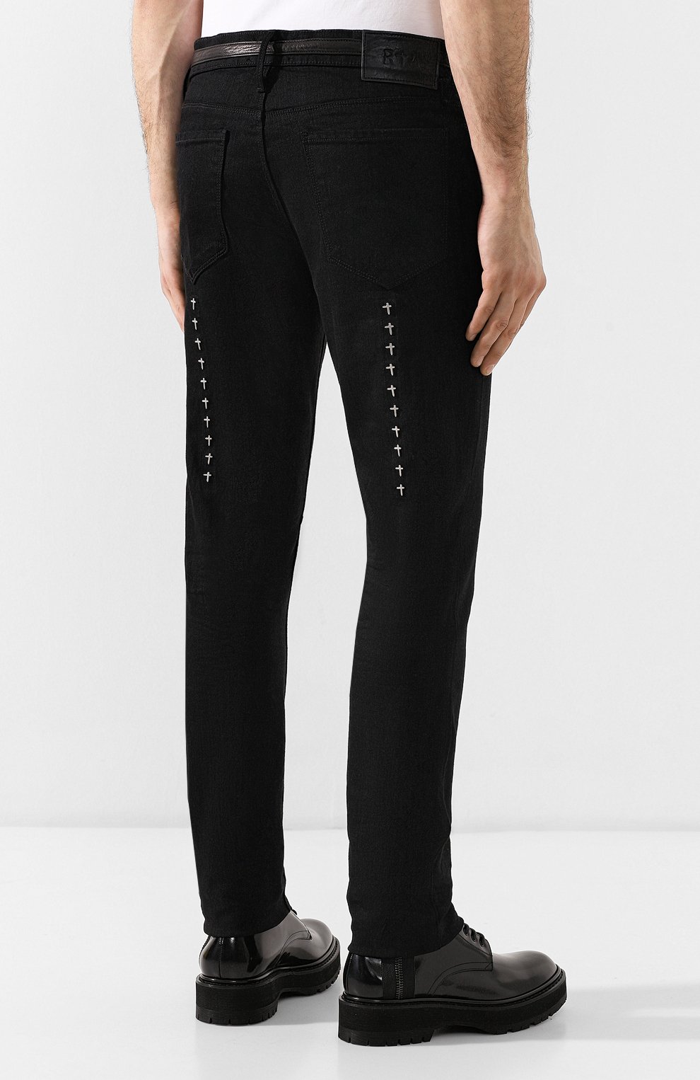 Джинсы прямого кроя RTA, арт. MH8AC-0119BLK, фото 4