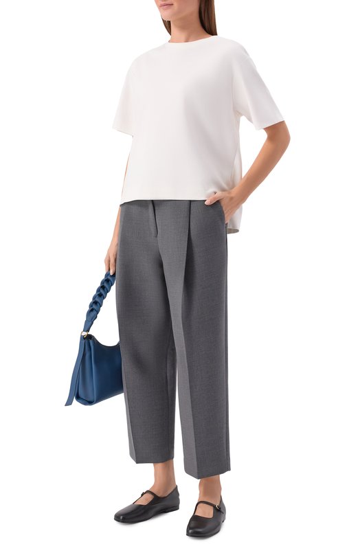 Хлопковая футболка Weekend Max Mara WKDMULTID Белый  WKDMULTID Фото 2