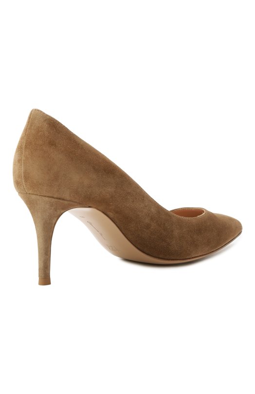 Замшевые туфли Gianvito 70 Gianvito Rossi G26770.70RIC.CAMCAML Бежевый  G26770.70RIC.CAMCAML Фото 5