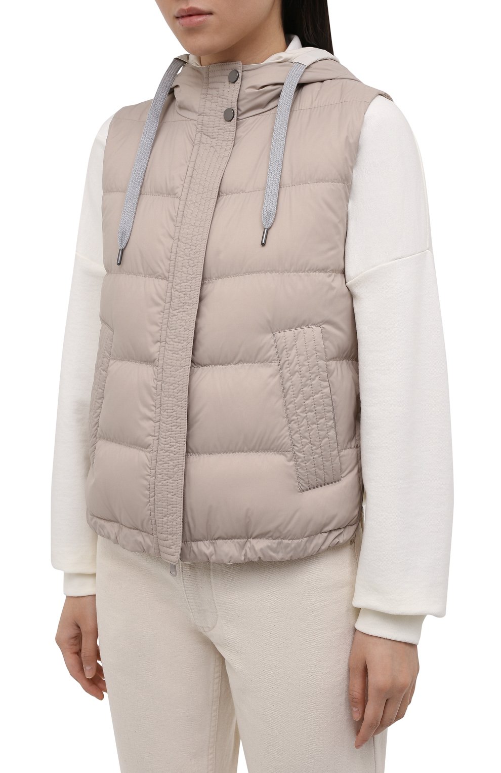 Пуховый жилет BRUNELLO CUCINELLI, арт. MR4052645P, фото 3