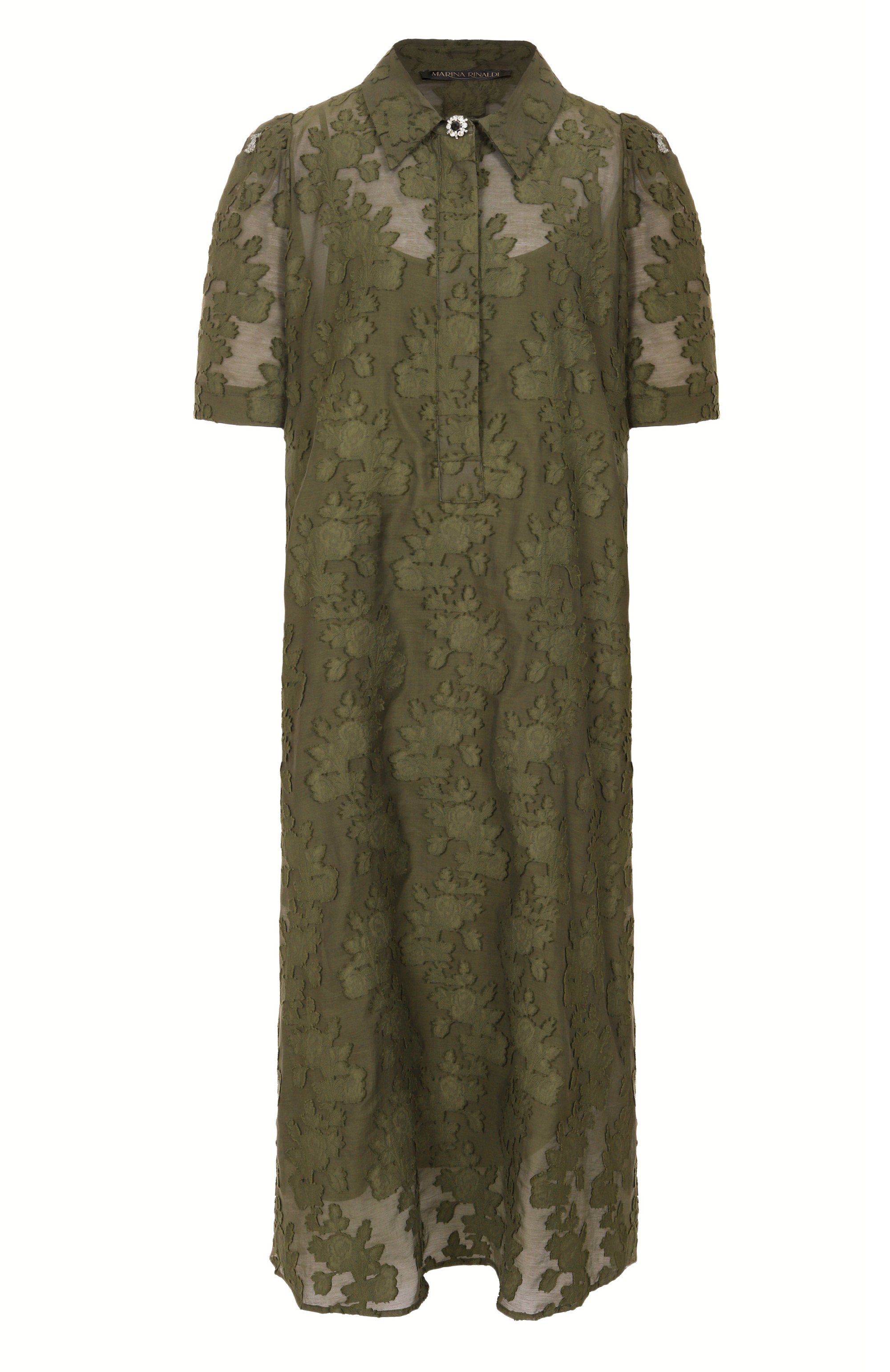 Хлопковое платье MARINA RINALDI, арт. ALAIN, фото 1