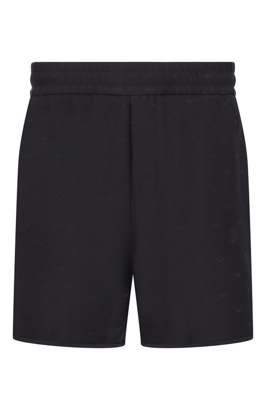 Шорты из хлопка и лиоцелла Emporio Armani EM004865/AF13700 Чёрный EM004865/AF13700