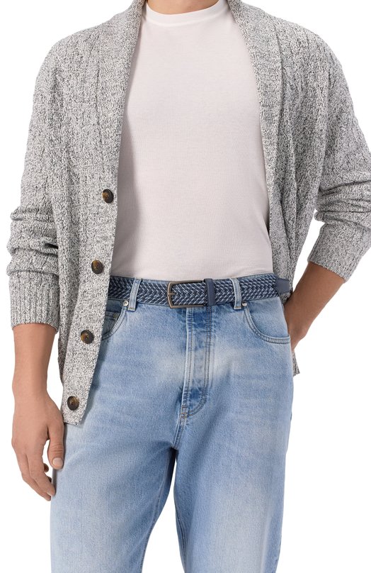 Текстильный ремень Zegna B024CZ/LHTEC Синий  B024CZ/LHTEC Фото 2