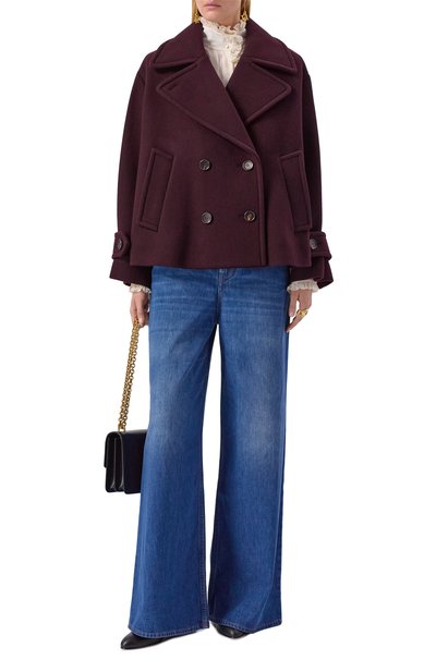 Шерстяное полупальто CHLOÉ, арт. CH25WMA96272, фото 2