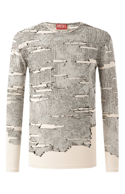 Мужская хлопковый лонгслив DIESEL, арт. A18119/0AFBV