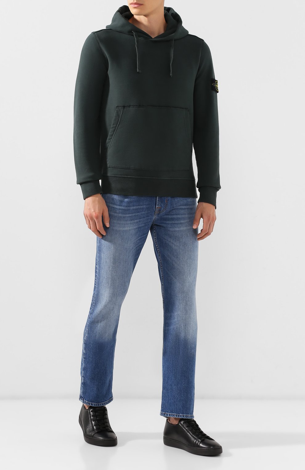 Хлопковое худи STONE ISLAND, арт. 711562820, фото 2