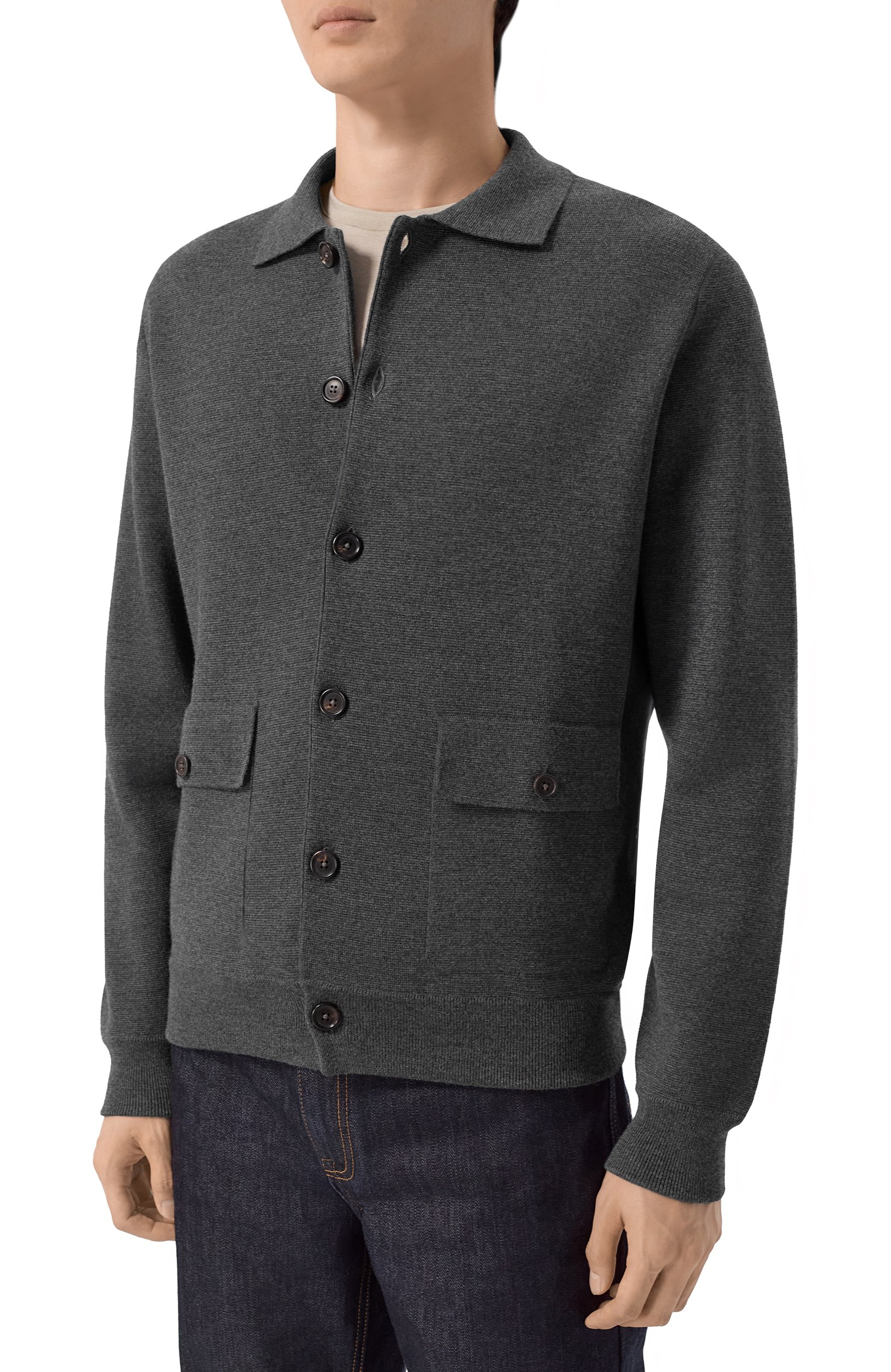 Шерстяной кардиган CORNELIANI, арт. 28M589/2A25171, фото 3