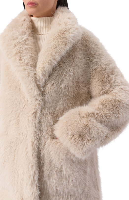 Шуба Zadig and Voltaire WWC001242 Бежевый  WWC001242 Фото 5