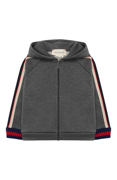 Хлопковая толстовка с капюшоном GUCCI, арт. 533045/X9L52, фото 1