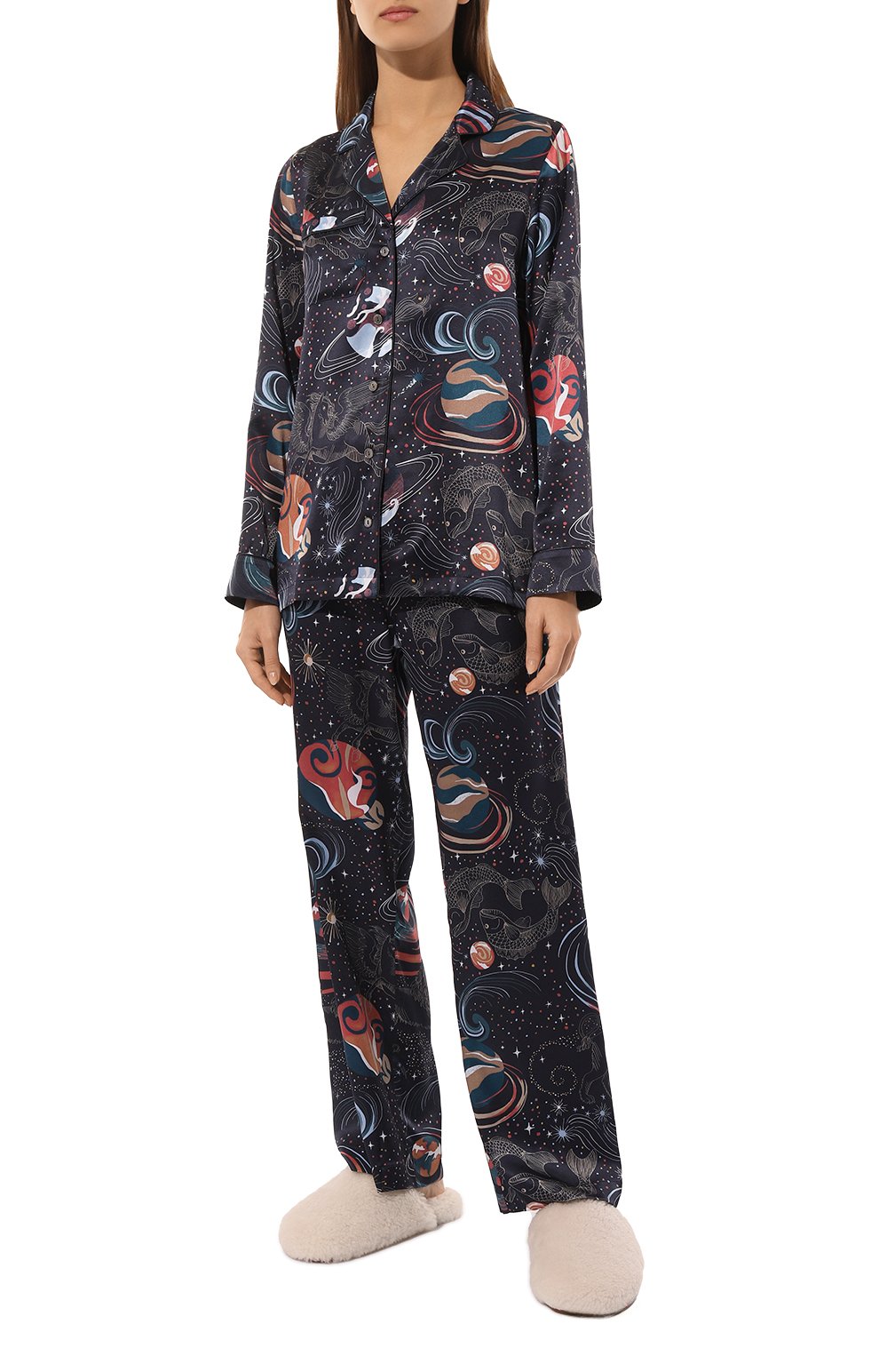 Шелковая пижама  DEREK ROSE, арт. 2050-BRIN105, фото 2