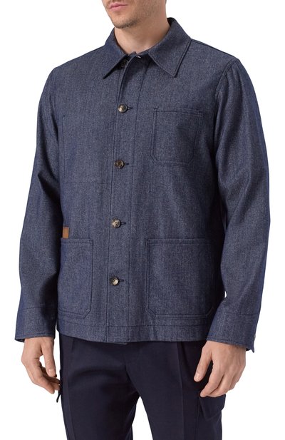 Куртка-рубашка из хлопка и шерсти JACOB COHEN, арт. JUM_E0033 080 S4307 RW, фото 3