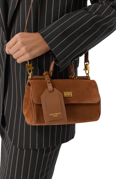 Сумка my sicily mini DOLCE & GABBANA светло-коричневого цвета по цене 170500 руб., арт. BB7864/B0903, фото 2 Сумка my sicily mini DOLCE & GABBANA, арт. BB7864/B0903, фото 2