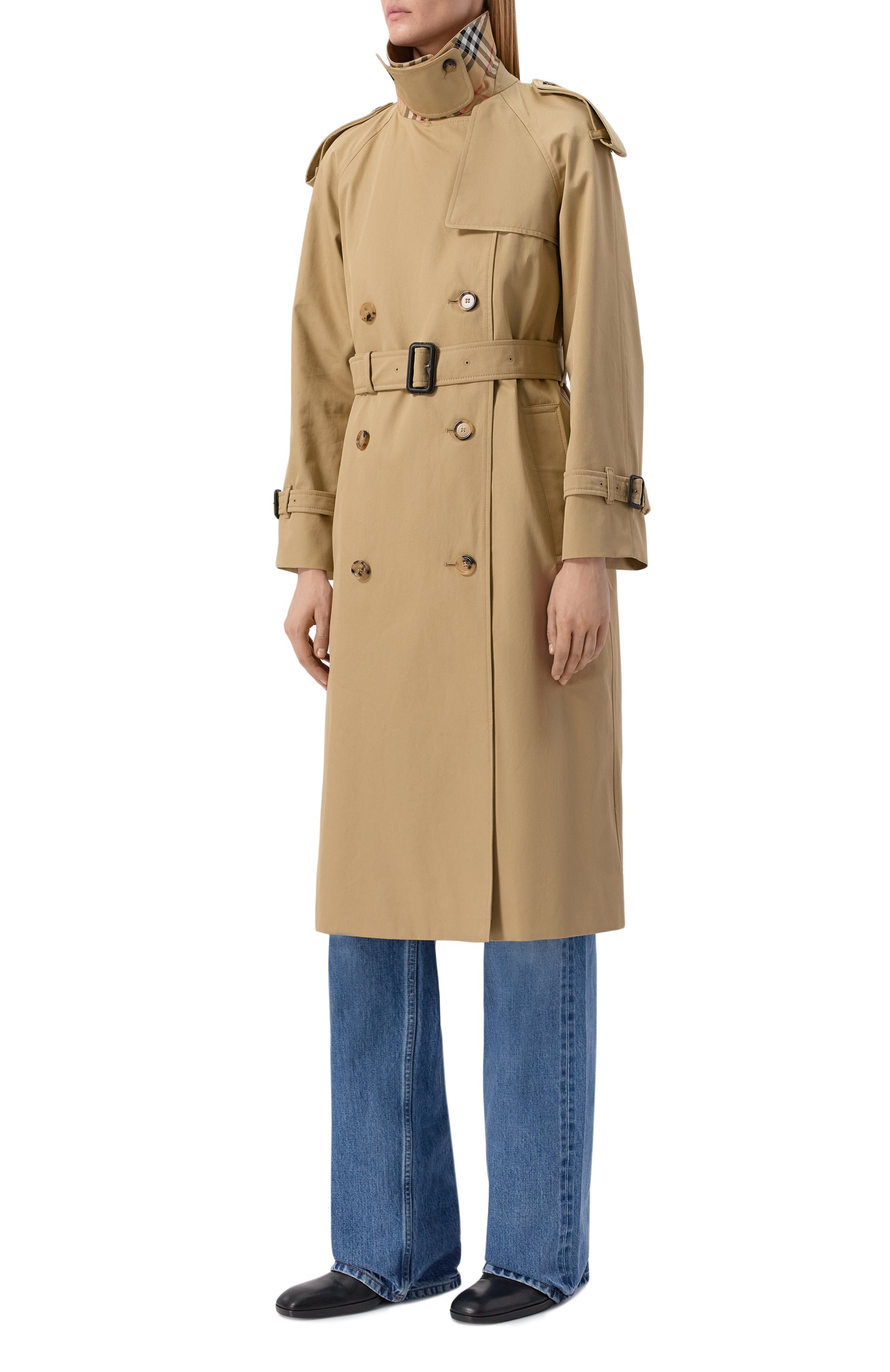 Хлопковый тренч BURBERRY, арт. 8119066, фото 6
