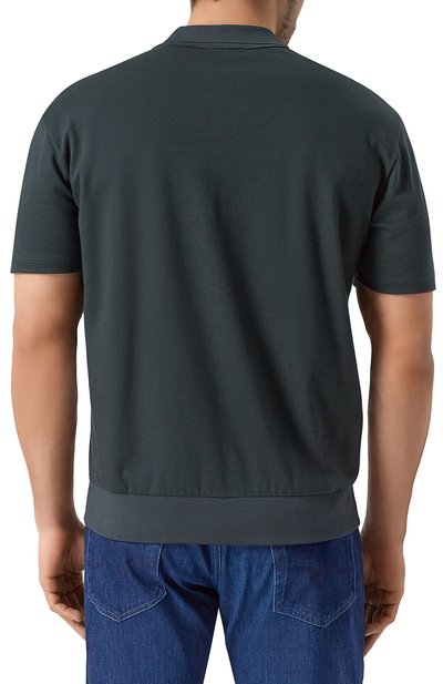 Поло из хлопка и кашемира GIORGIO ARMANI, арт. GM001244/TE11706, фото 4