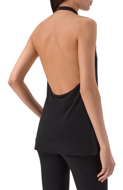 Топ из вискозы 12 STOREEZ черного цвета по цене 8800 руб., арт. 136144, фото 4 Топ из вискозы 12 STOREEZ, арт. 136144, фото 4