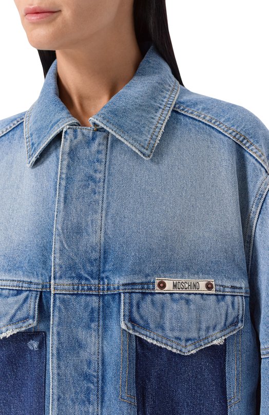 Джинсовая куртка Moschino A0509/5523 Голубой  A0509/5523 Фото 5