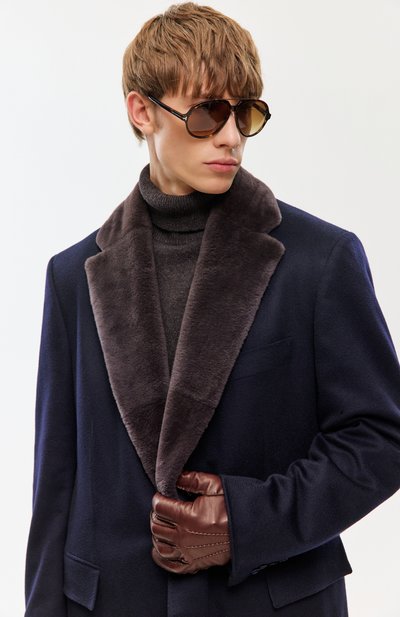 Кожаные перчатки CORNELIANI, арт. 26Q305-2620582, фото 4