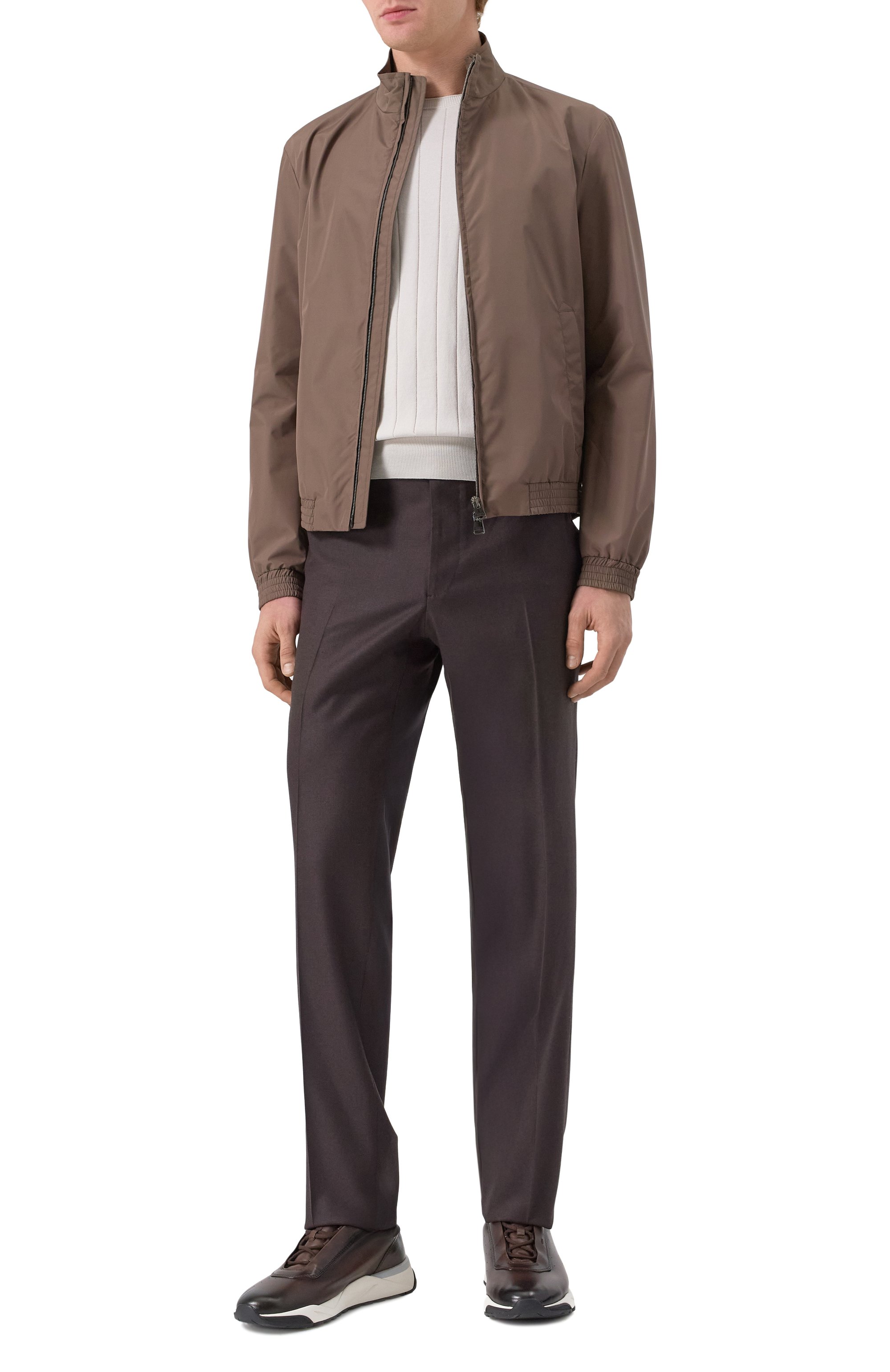 Кожаные кроссовки innova SANTONI, арт. MBIG22027BINTG0N, фото 2