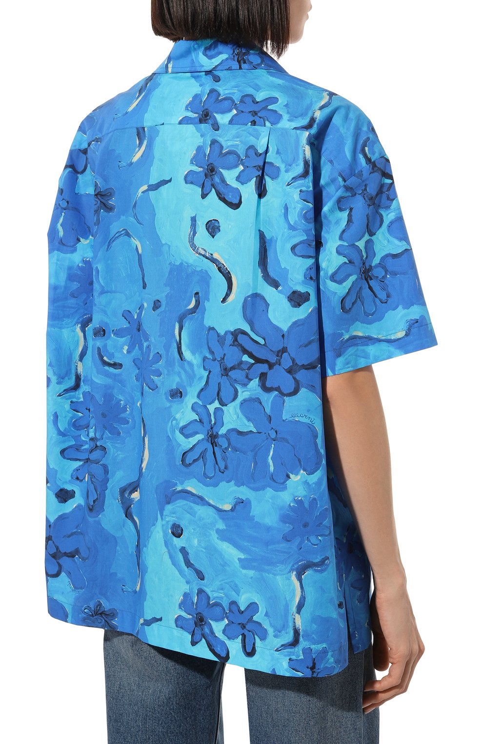 Хлопковая рубашка MARNI, арт. CAMA0383M0/UTC230, фото 4