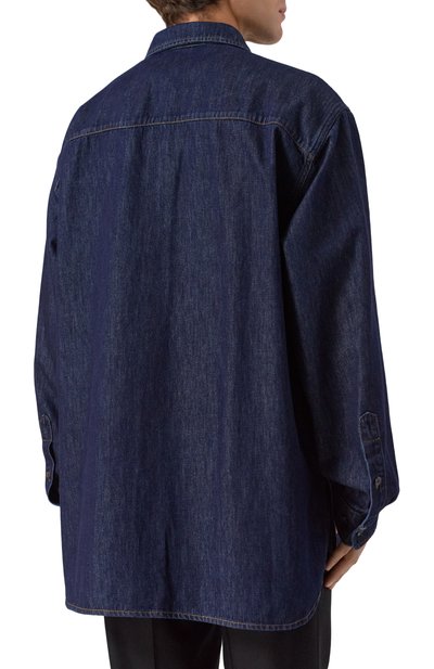 Джинсовая рубашка DRIES VAN NOTEN, арт. 020793-2381-507, фото 4
