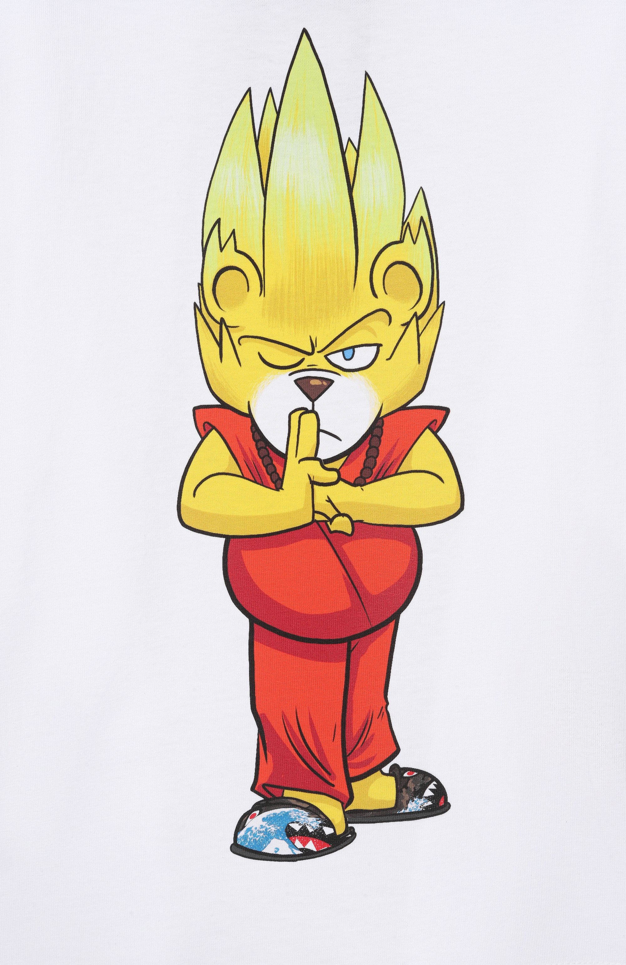 Хлопковая футболка SPRAYGROUND, арт. SPY1377WHT_001, фото 3