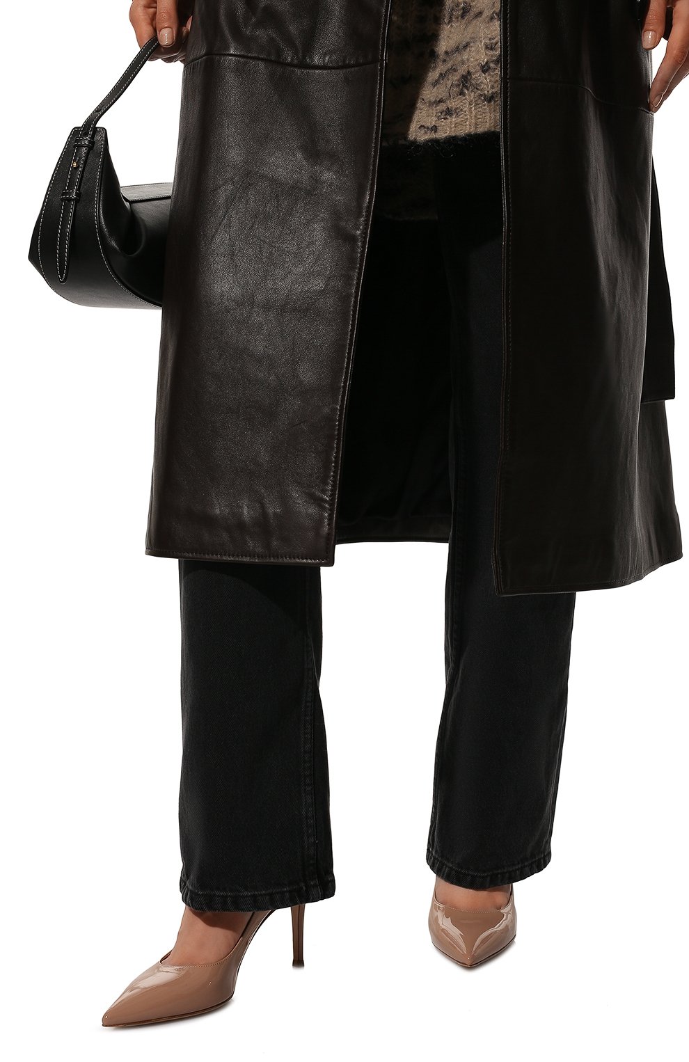 Кожаные туфли gianvito 85 GIANVITO ROSSI, арт. G24580.85RIC.VERPEAH, фото 3