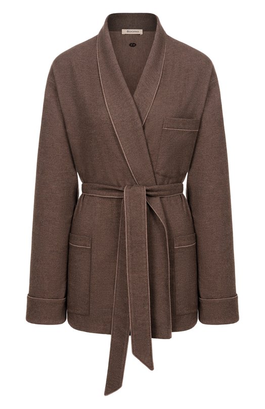 Хлопковая блузка EDOMO B003012NY26W Коричневый B003012NY26W