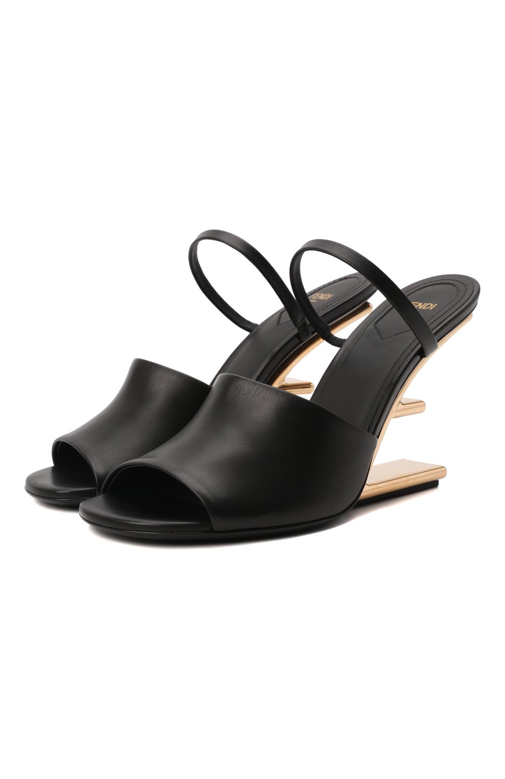 Кожаные мюли FENDI, арт. 8R8212 NA7, фото 1