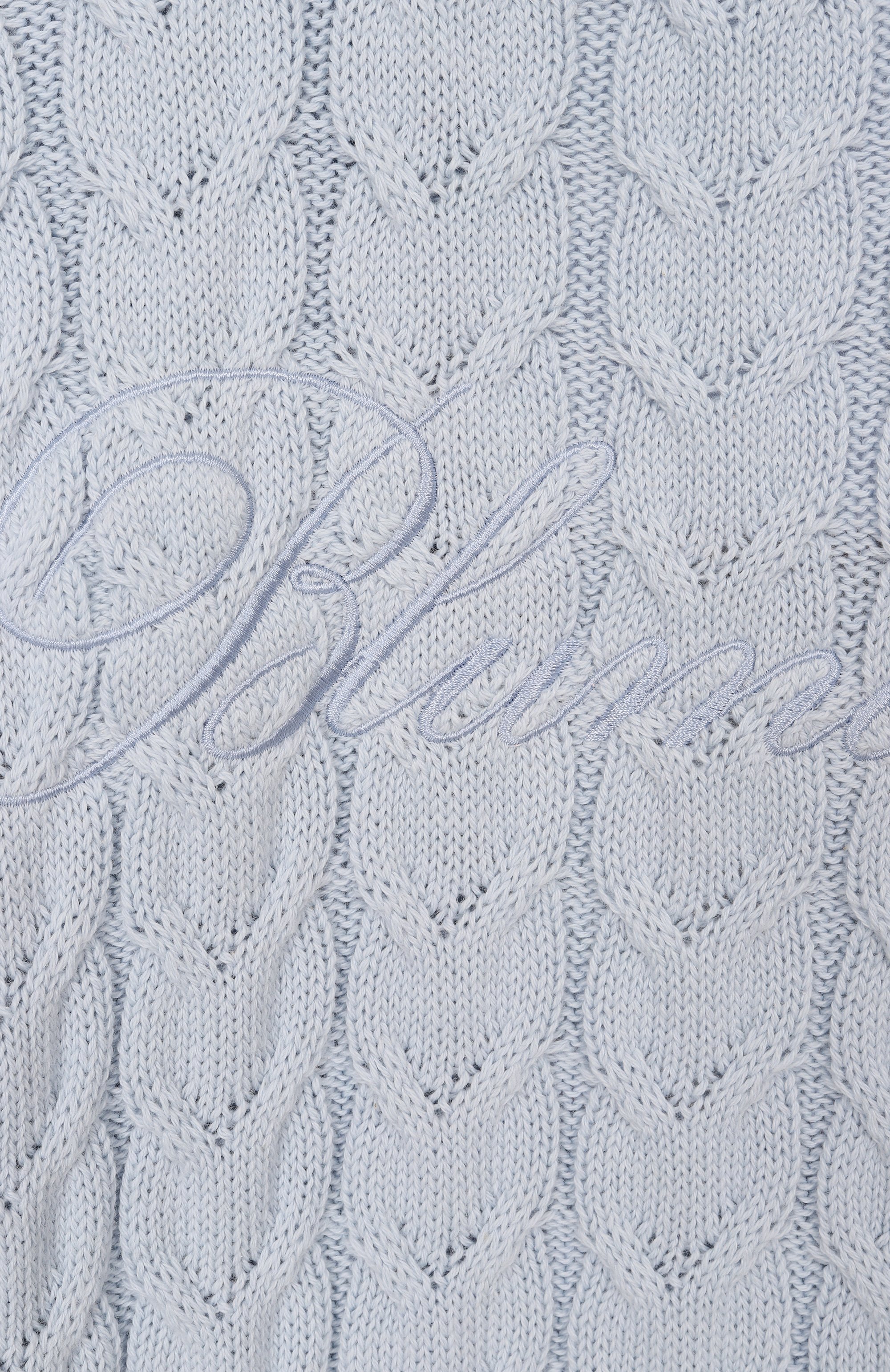 Свитер из хлопка и шерсти BLUMARINE, арт. BFMA013C/FL011/14A-16A, фото 3