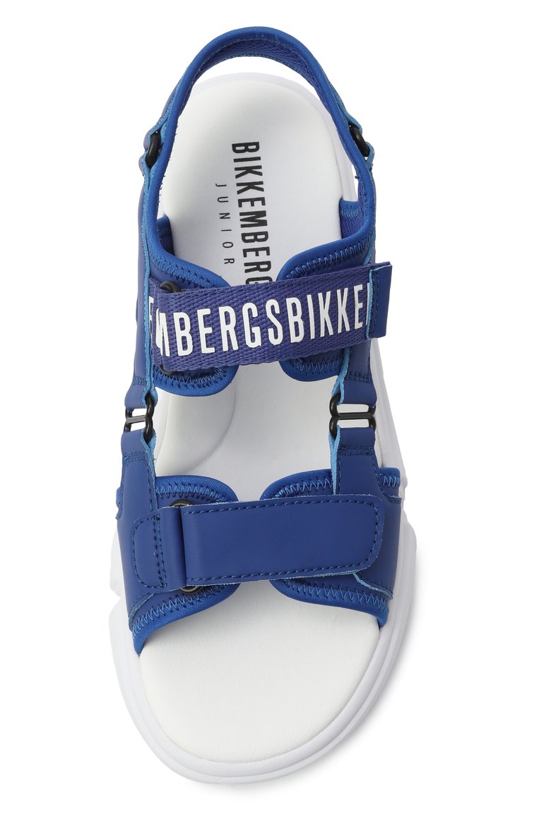 Детские сандалии garcia DIRK BIKKEMBERGS синего цвета, арт. K3B2-21626-1355801/35-40 | Фото 4 (Материал внешний: Экокожа; Нос: Не проставлено; Материал внутренний: Резина, Текстиль; Автоматизация состава: Проставлено)