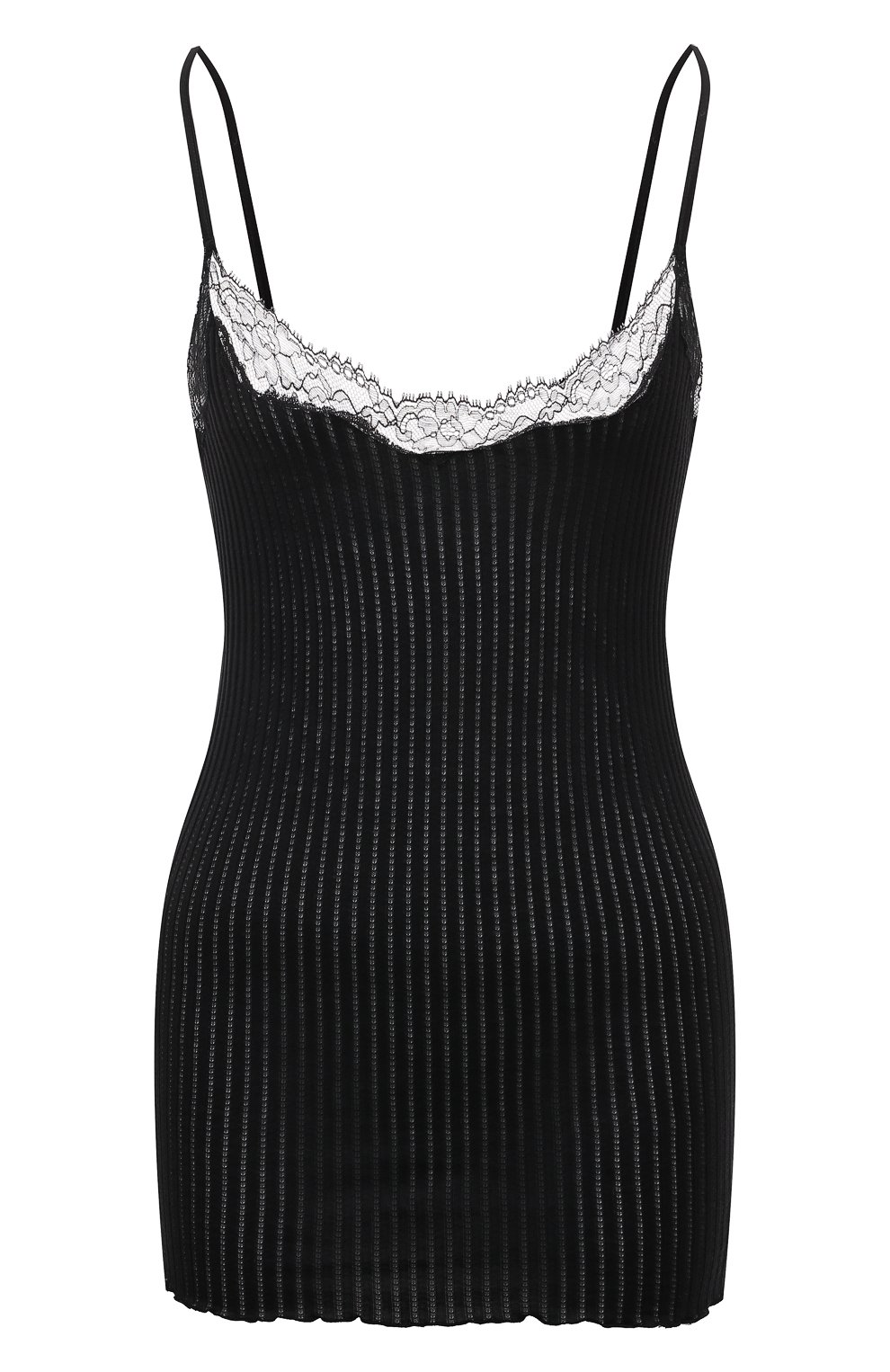 Хлопковый топ ZIMMERLI черного цвета по цене 13750 руб., арт. 260-2186, фото 1 Хлопковый топ ZIMMERLI, арт. 260-2186, фото 1