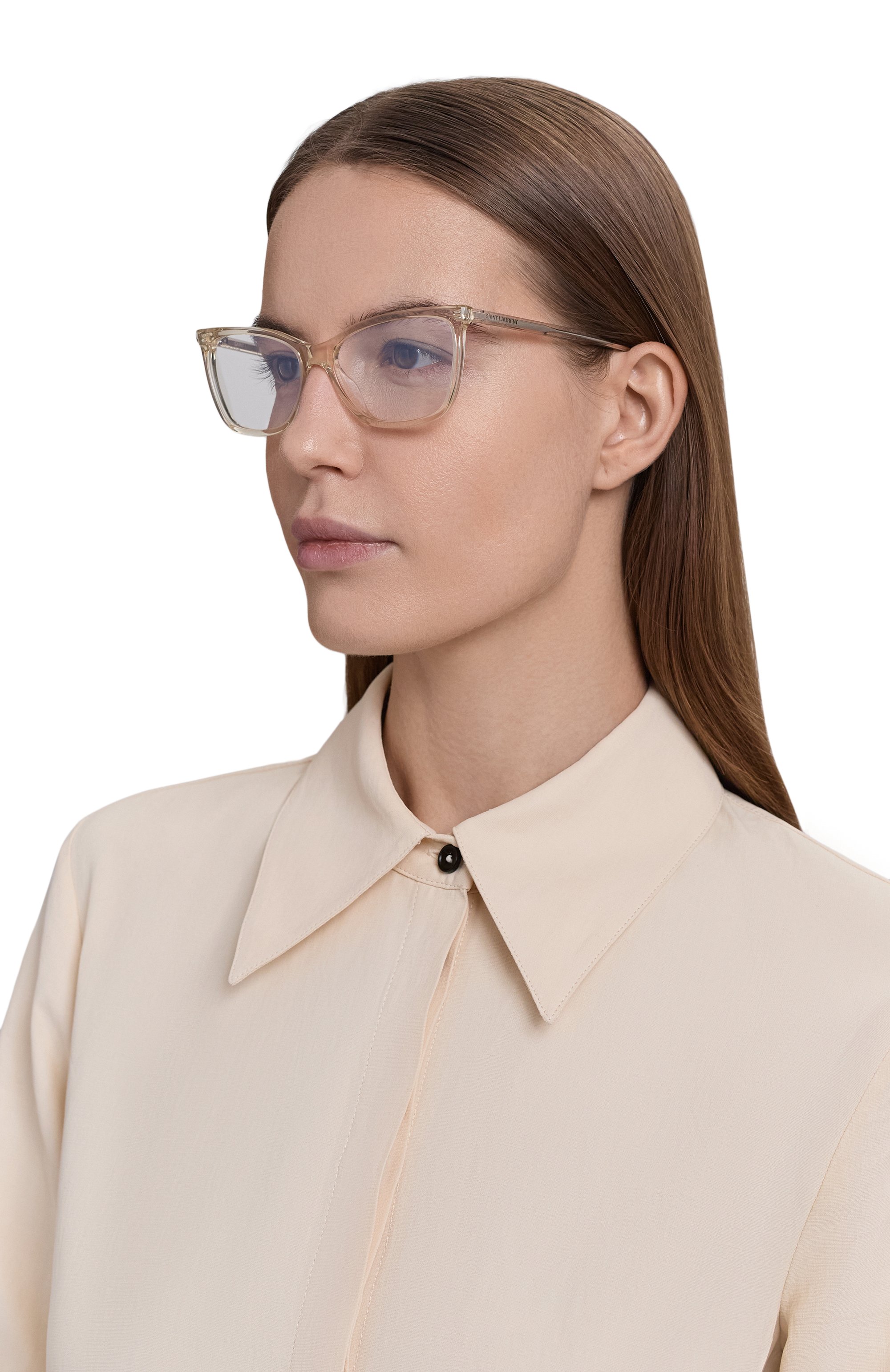 Оправа SAINT LAURENT прозрачного цвета по цене 29950 руб., арт. SL 834 004, фото 2 Оправа SAINT LAURENT, арт. SL 834 004, фото 2