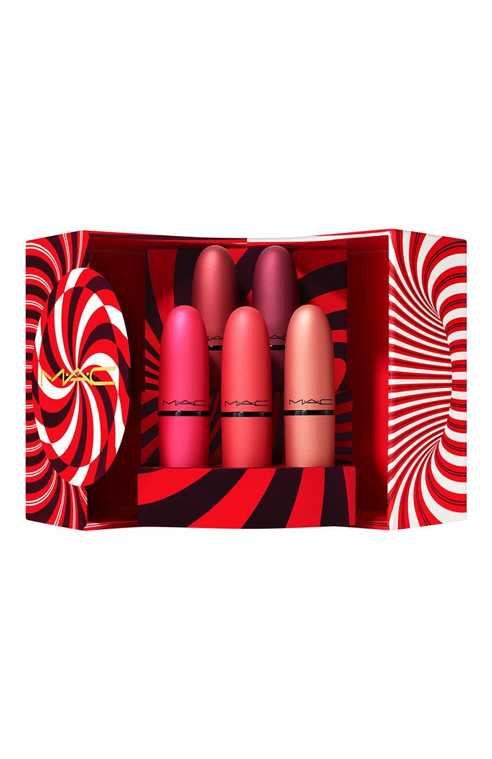 Набор для губ mistletoe matte powder kiss lipstick x 5 MAC, арт. SMWW-Y1, фото 1